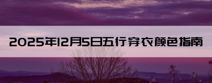 2025��12��5�����д�����ɫָ��