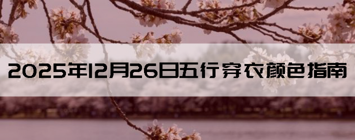 2025��12��26�����д�����ɫָ��