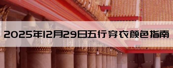 2025��12��29�����д�����ɫָ��