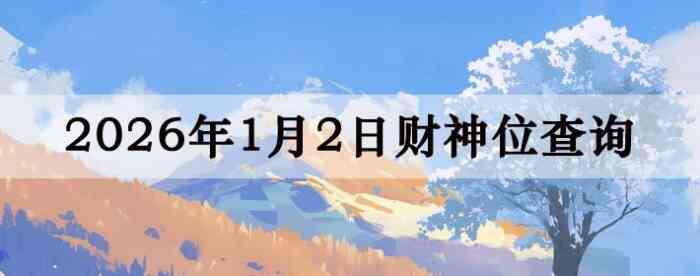 2026��1��02�ղ���λ��ѯָ��