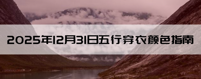 2025��12��31�����д�����ɫָ��