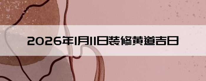 2026��1��11�������ʺ�װ����