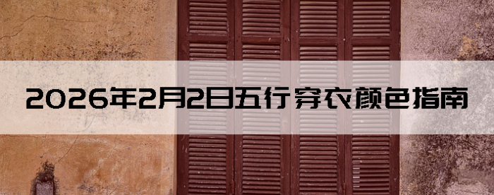 2026��2��2�����д�����ɫָ��