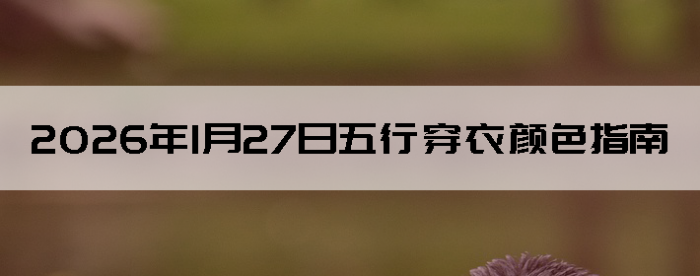 2026��1��27�����д�����ɫָ��