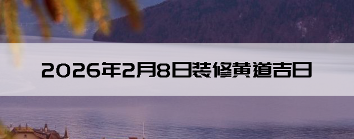 2026��2��8������װ����ô��