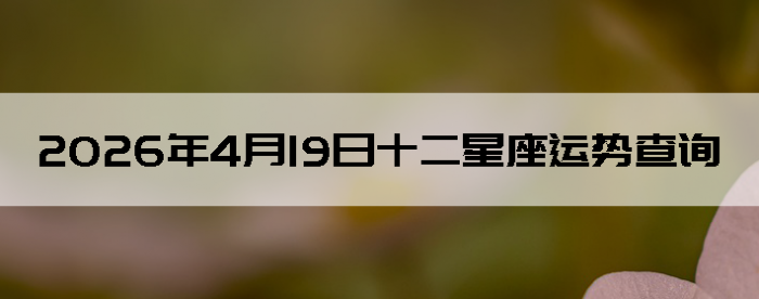 2026��4��19��ʮ���������Ʋ�ѯ