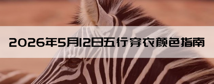 2026��5��12�����д�����ɫָ��
