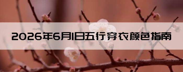 2026��6��1�����д�����ɫָ��
