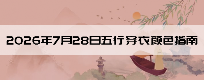 2026��7��28�����д�����ɫָ��