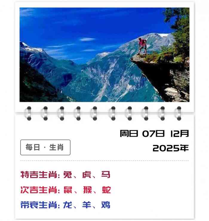 2025年12月7日郑博士12生肖运势