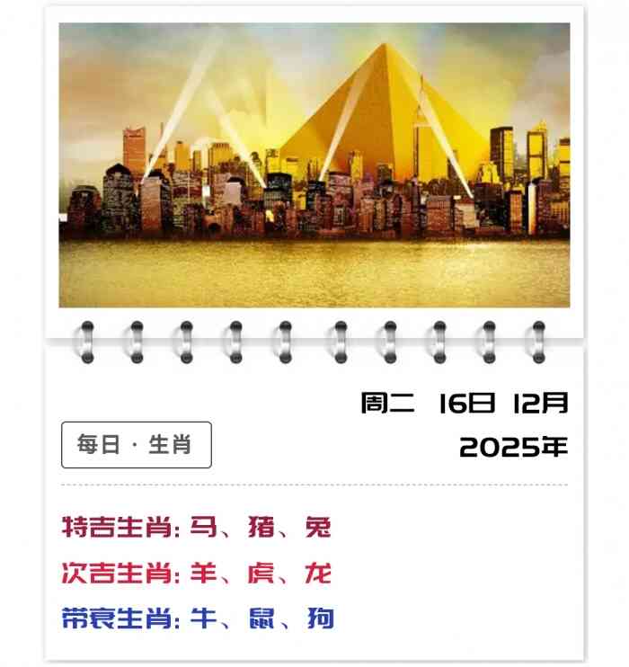 12月16日生肖运势吉凶,12生肖运势,运势吉凶生肖运程