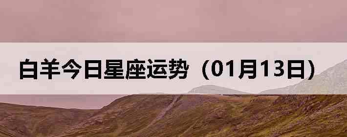 ��������������ƣ�01��13�գ�