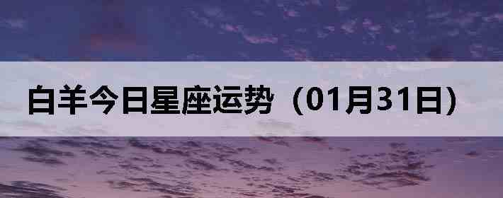 ��������������ƣ�01��31�գ�