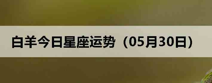 ��������������ƣ�05��30�գ�