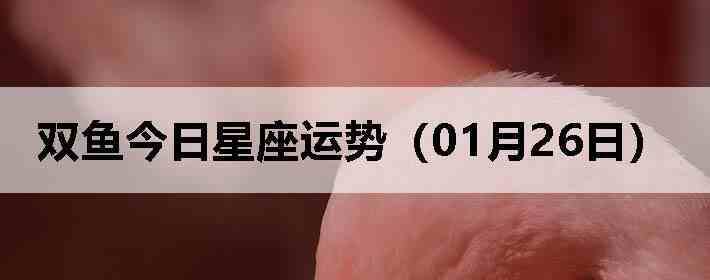 ˫������������ƣ�01��26�գ�