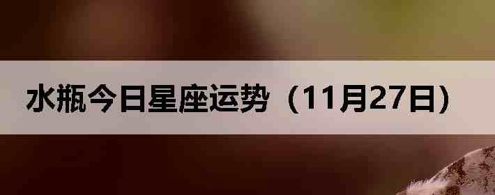 ˮƿ�����������ƣ�11��27�գ�