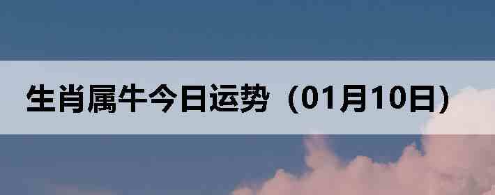 ��Ф��ţ�������ƣ�01��10�գ�