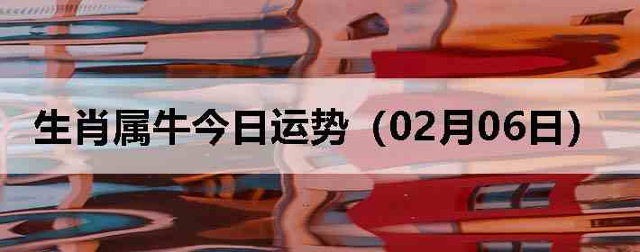 ��Ф��ţ�������ƣ�02��06�գ�