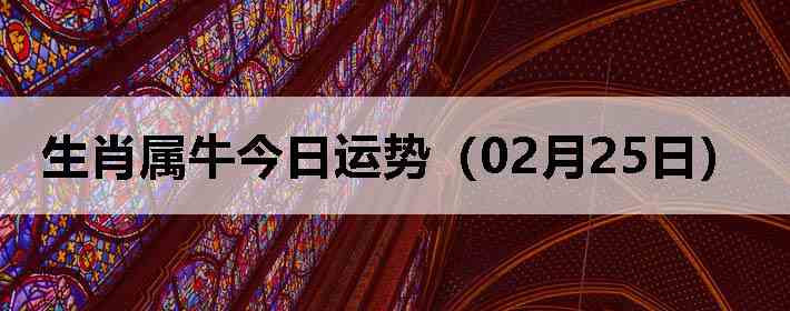 ��Ф��ţ�������ƣ�02��25�գ�