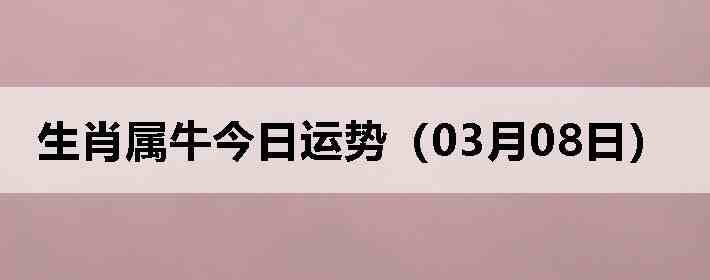 ��Ф��ţ�������ƣ�03��08�գ�