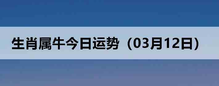 ��Ф��ţ�������ƣ�03��12�գ�