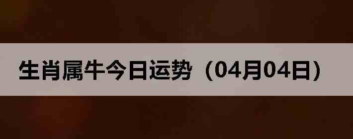 ��Ф��ţ�������ƣ�04��04�գ�