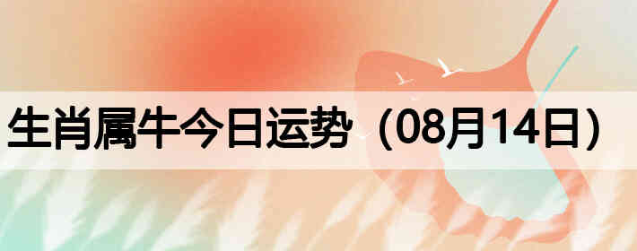 ��Ф��ţ�������ƣ�08��14�գ�