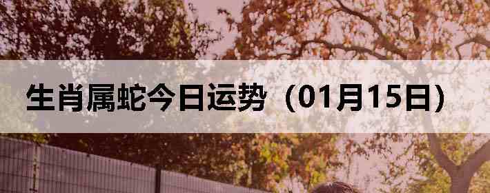 ��Ф���߽������ƣ�01��15�գ�