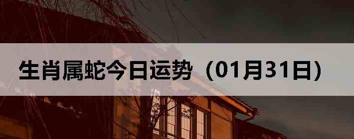 ��Ф���߽������ƣ�01��31�գ�