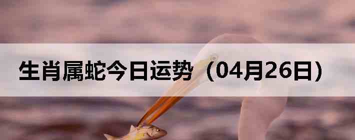 ��Ф���߽������ƣ�04��26�գ�