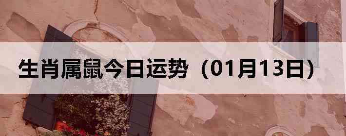 ��Ф����������ƣ�01��13�գ�